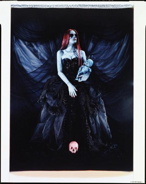 BlueGirlwithSkull_polaroid-711941